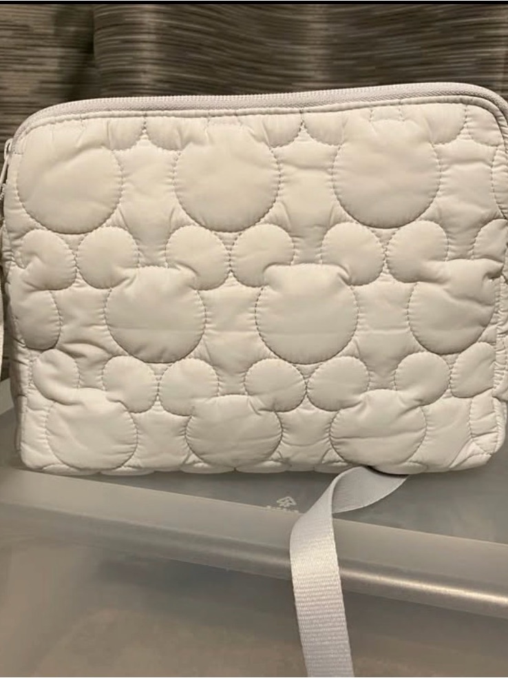 Vera Bradley White Quilted Crossbody Bag Disney Edition